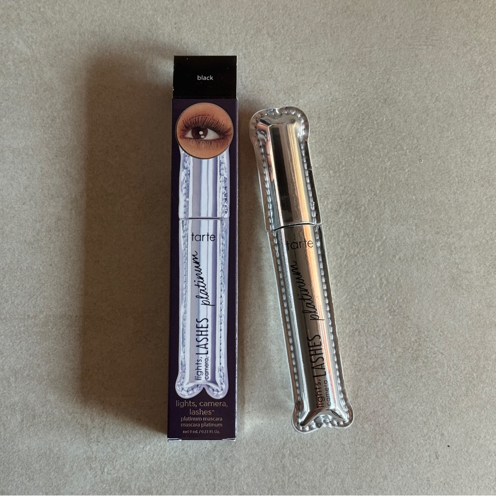 Tarte Lights Camera Lashes Platinum Mascara in Black – Limited Edition